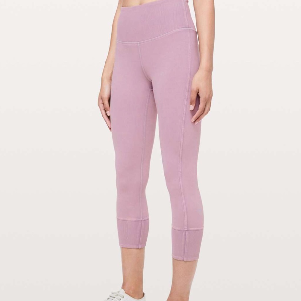 Lululemon Wunder Under Cropped 23" *Ribbed